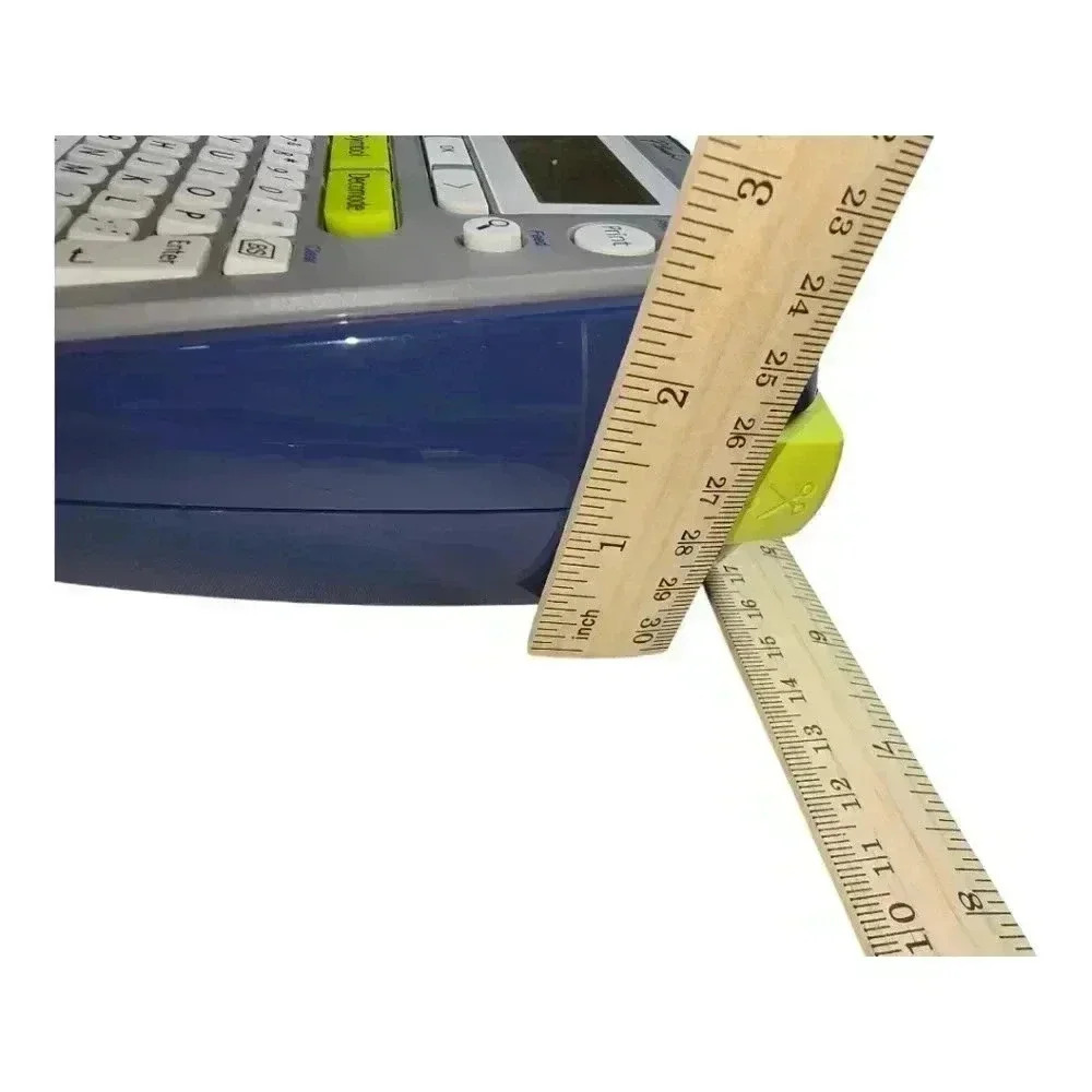 Brother P-touch *READ* Desktop Label Maker Model: PT-D200 Home Office Gray Blue